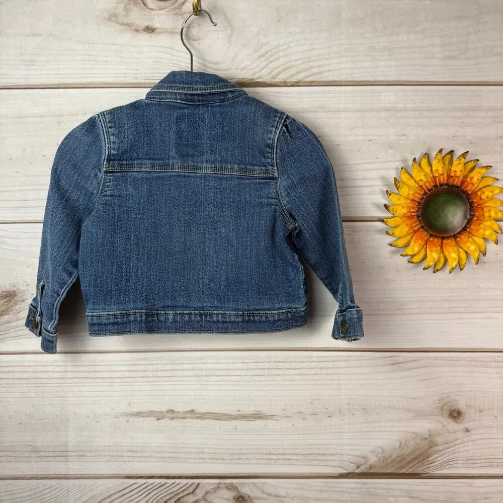 Gymboree Denim‎ Jean Jacket Toddler 18-24 Months Classic Blue
